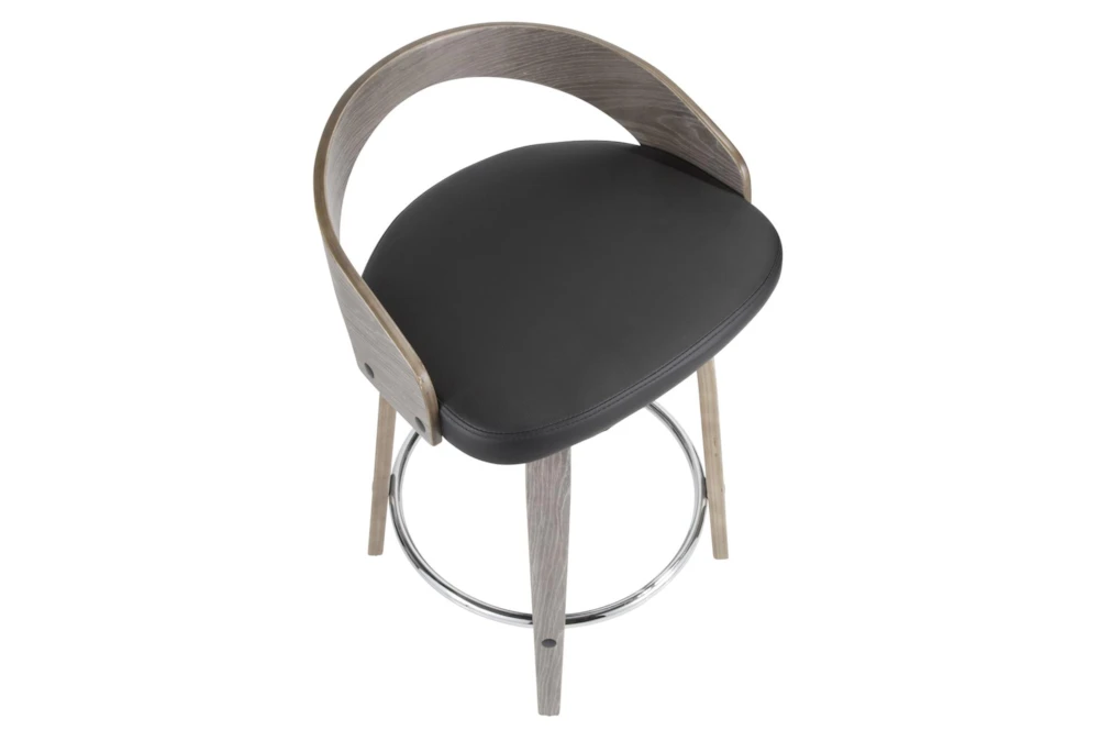 Gregg Black Counter Stool Set Of 2 6 Gregg Black Counter Stool Set Of 2 - Image 6