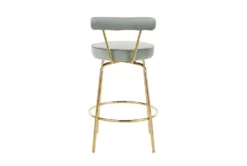 Rudi Sage Counter Stool Set Of 2 -KitchenCraft Store 323660 back 83