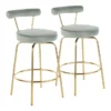 Rudi Sage Counter Stool Set Of 2