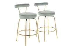 Rudi Sage Counter Stool Set Of 2