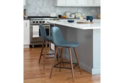 Peterson Blue Counter Stool Set Of 2 -KitchenCraft Store 323697 room 85