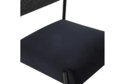 Jole Black And Cream Velvet Dining Chair Set Of 2 11 Jole Black And Cream Velvet Dining Chair Set Of 2 -KitchenCraft Store 325868 white velvet dining chair detail 45