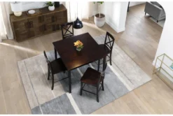 Percy 42" Counter Set For 4 31 Percy 42" Counter Set For 4 -KitchenCraft Store 56131 brown wood counter height set room 79