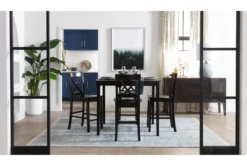 Percy 42" Counter Set For 4 34 Percy 42" Counter Set For 4 -KitchenCraft Store 56131 brown wood counter height set room 82