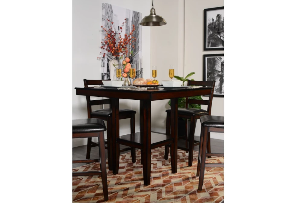 Jameson Espresso 40" Square Counter Set For 4 3 Jameson Espresso 40" Square Counter Set For 4 - Image 3