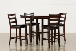 Jameson Espresso 40" Square Counter Set For 4