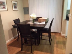 Sutton 48" Square Espresso Counter Table -KitchenCraft Store normal 21