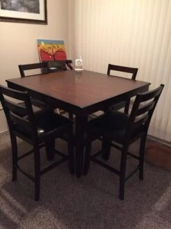 Jameson Espresso 40" Square Counter Set For 4 15 Jameson Espresso 40" Square Counter Set For 4 -KitchenCraft Store normal 5