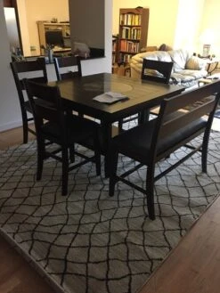 Sutton 48" Square Espresso Counter Table -KitchenCraft Store normal 7